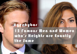 12 Famous Men and Women whos Heights are Exactly the Same