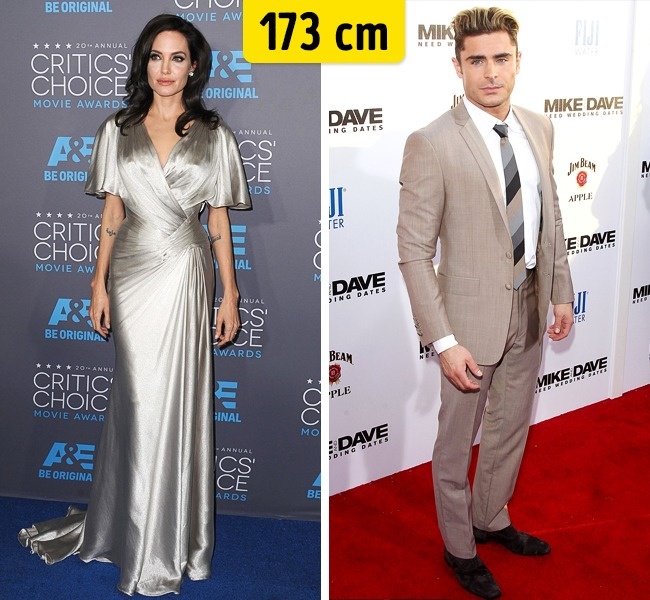 12 Famous Men and Women who's Heights are Exactly the Same