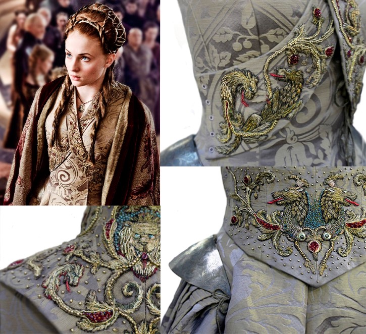 10 Curious facts you did not know about your "Game of Thrones" series Sansa messages in your dresses