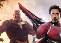 Avengers Infinity War Thanos Iron Man fight
