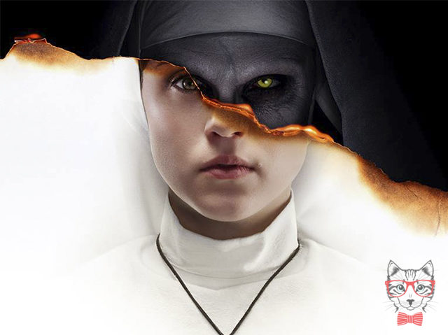 The terror of The Nun overshadows the billboard of the United States
