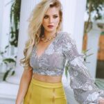 The young actress is on a trip to Europe and shows off sexy bikinis on her Instagram account.