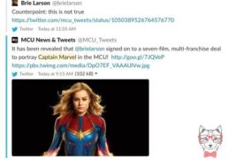 Brie Larson denies that she has signed a seven movie contract with Marvel