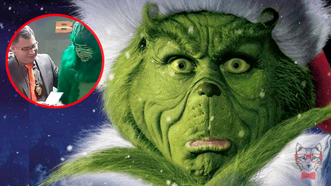facebook viral grinch policia