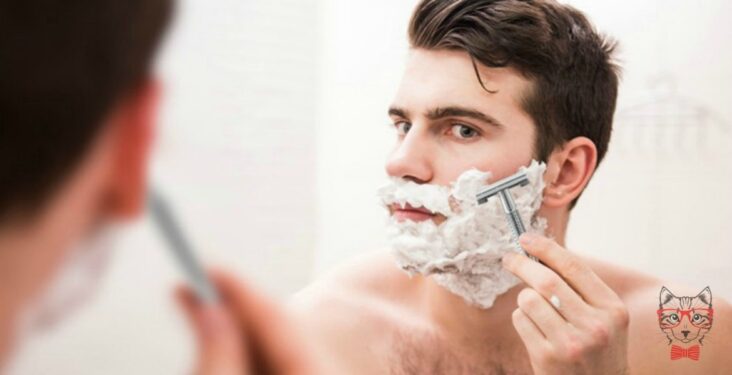 men shaving in mirror with shaving cream 1170x600