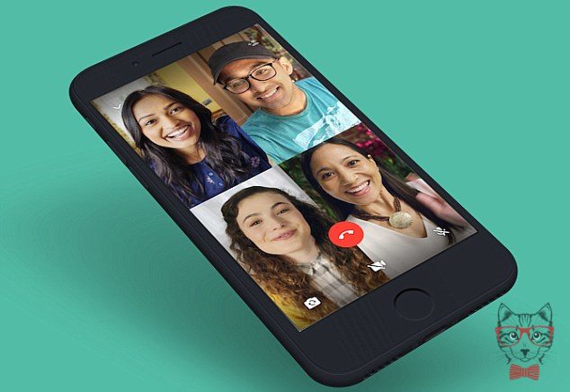 How to make a group call on WhatsApp? 4EB8409F00000578 6011089 WhatsApp has launched a group video call feature for its popular m 52 1533051672688