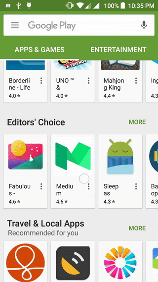 Google Play develops the simultaneous download of several applications Google Play develops the simultaneous download of several applications