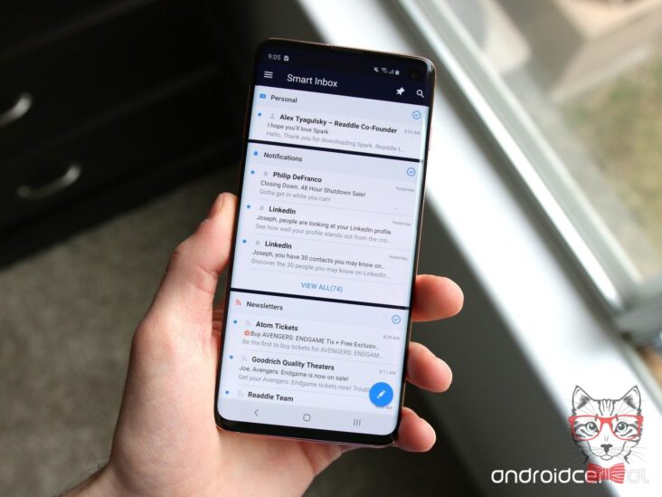 Spark, the acclaimed iOS email client, lands on Android officially spark email hero galaxy s10