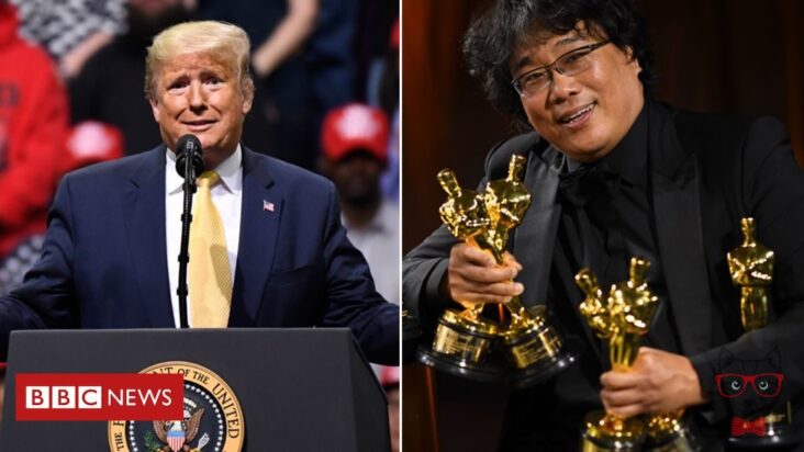 'What the hell ...?' Trump mocks the triumph of 'Parasite' at the Oscars 110981033 trump parasite