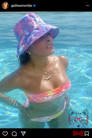 Galilea Montijo hits with a youth swimsuit