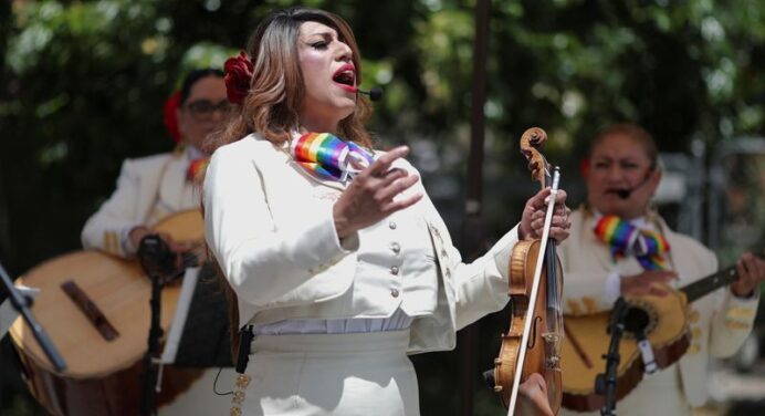 LGBTQ + mariachi band seeks to expand acceptance on Cinco de Mayo holiday.