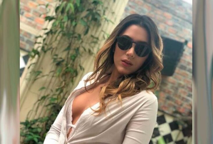 Many comments reached Daniela Ospina about a mole that was found on her body.