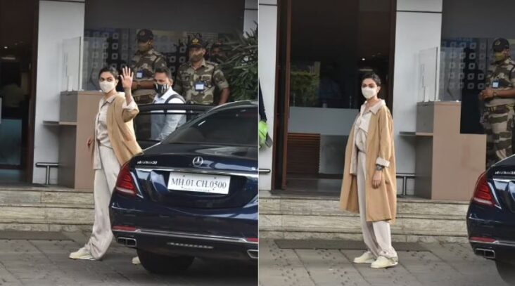 Airport Look: Deepika Padukone spotted at the airport, fans remembered Ranveer after seeing the actress's outfit Image 1 37