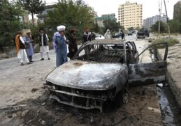Taliban investigate the car from which the attack was launched AFP