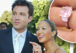 Wedding on the way They catch Ben Affleck his mother and son seeing engagement rings