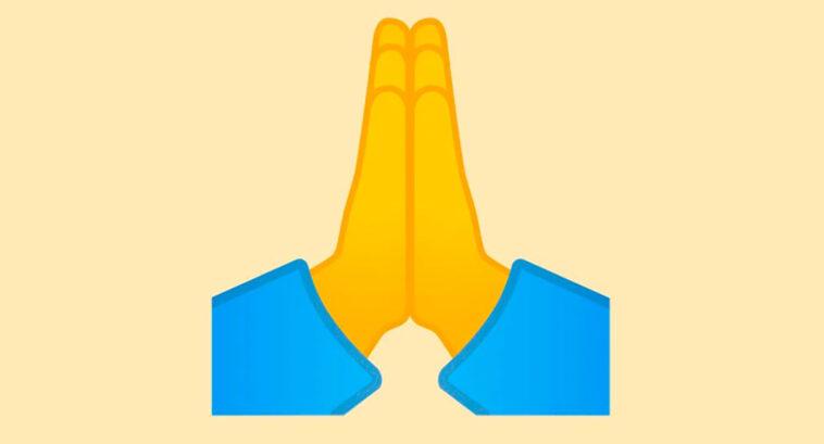 WhatsApp what it means and when to use the emoji of the hands together