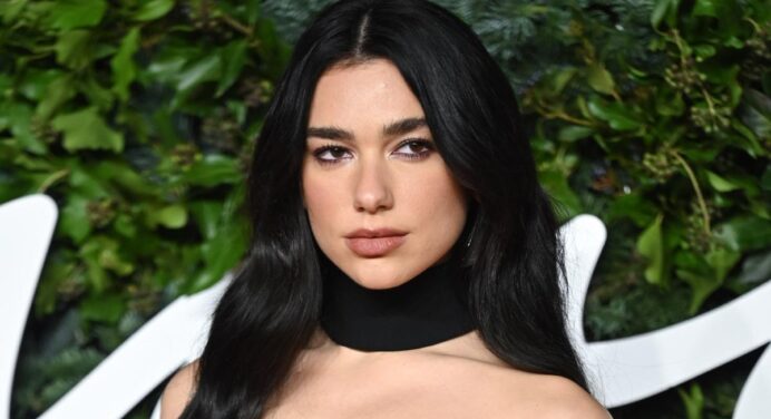 What a bikini! Dua Lipa shows off her charms sunbathing on threads