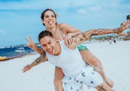 Kimberly Loaiza and Juan de Dios Pantoja