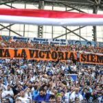 OM supporters praised the memory of Rene Malleville before kick off