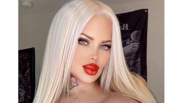 Sabrina Sabrok Flaunts Her Enormous Charms In A Tattered Attire.