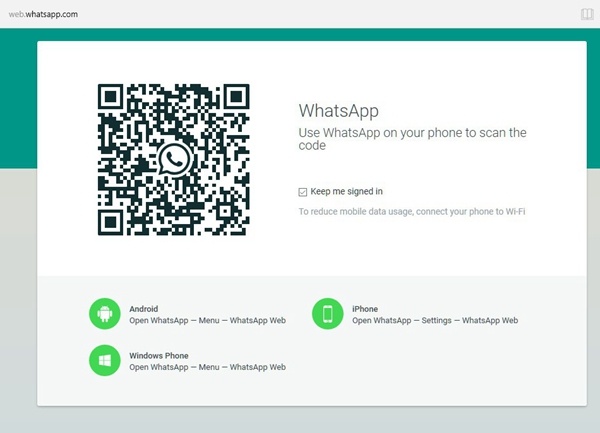 How to enter WhatsApp Web on a PC without having to scan the QR code with your cell phone?