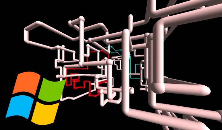 What happened to the renowned 3D pipes screensaver on Windows? Windows 3D pipes had a more interesting feature than you remember