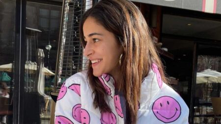 Ananya Pandey was seen laughing gleefully, fans went crazy seeing the actress's cuteness