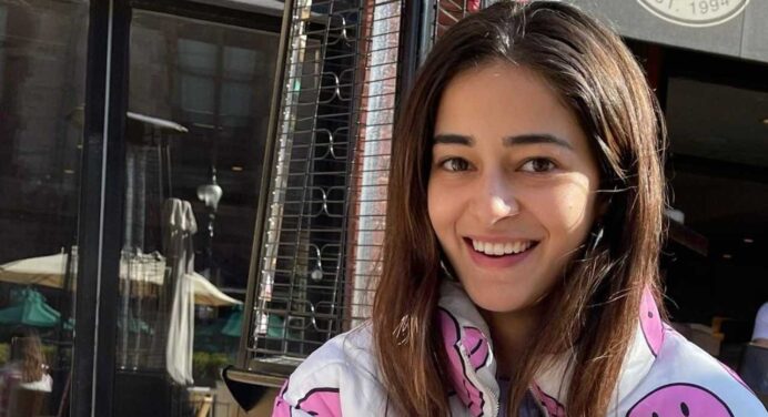 Ananya Pandey was seen laughing gleefully, fans went crazy seeing the actress’s cuteness