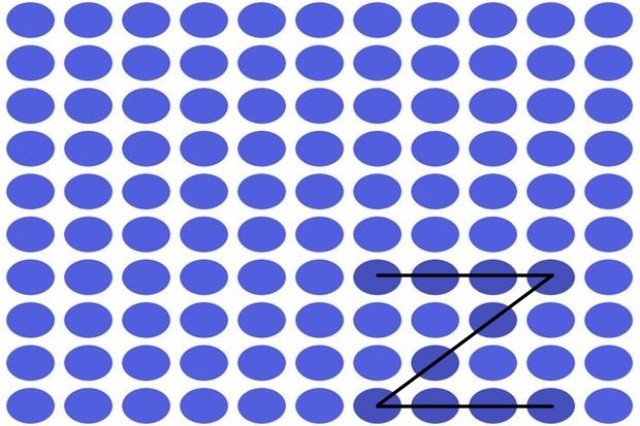 Viral Challenge: Find the hidden letter between the dots in less than 10 seconds
