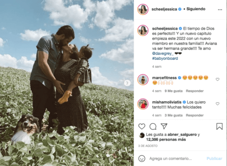 Jessica Scheel, Miss Guatemala moves her fans by the way she revealed the sex of her baby