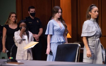 Simone Biles and other gymnasts who were sexually abused by Larry Nassar were highly critical of the FBI and sports authorities