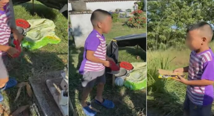The truth behind the viral video of a boy living in a cemetery