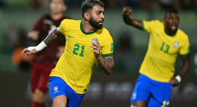 Brazil defeats Venezuela 3-1 to keep their perfect record heading into the World Cup.