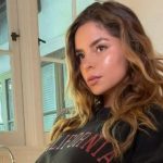 Demi Rose wears a seductive corset on Instagram to show off her excellent charms. Demi Rose Instagram 2