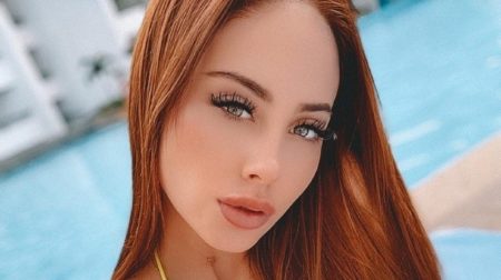 Ignacia Michelson Poses In Profile In A Sensual Gown, Causing A Stir On