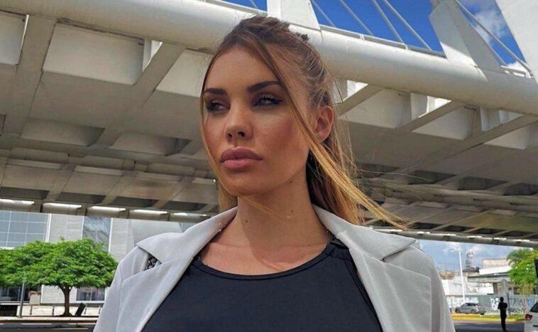 What do I see an angel? Macarena Cortés as a fall from heaven who spends her time stealing hearts Macarena Cortes