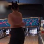 Woman Performs A Strike And Celebrates It By Doing An Incredible Split
