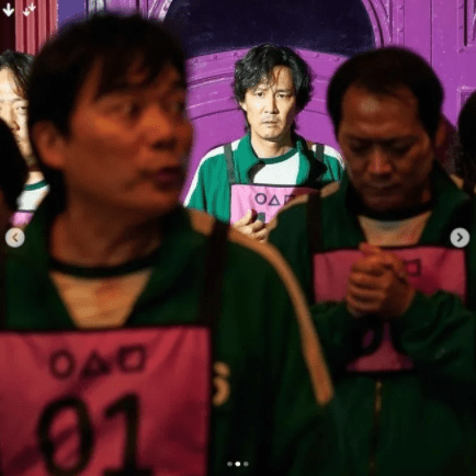 How many followers did the protagonists of "The Squid Game" increase on Instagram?