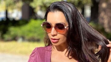 Neiva Mara Dazzles Her Followers By Modeling Her Striking Red Bikini