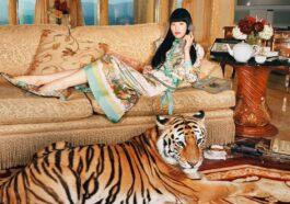 Gucci used a real tiger