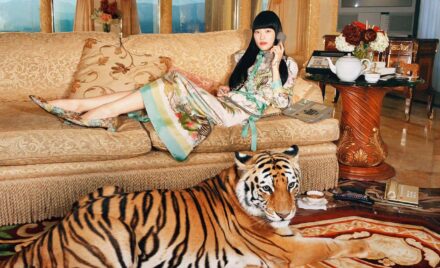 Gucci used a real tiger