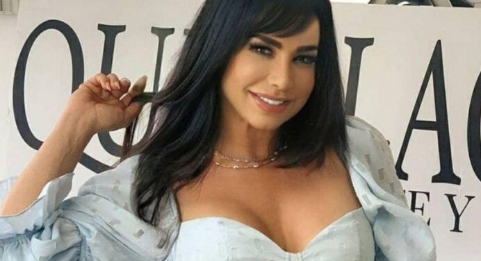 Lis Vega doesn’t cover herself with a little thread dress, but how beautiful she marks her charm