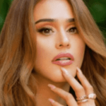 Yanet García shows off her curves in exquisite needlework while wearing nothing on top Yanet Garcia without anything on top shows off her curves with beautiful stitching