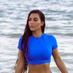 Kim Kardashian confessed that she got Pete Davidson's phone and looked for it after the kiss on SNL kim kardashian bikini geekybar