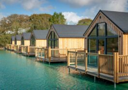 luxurious floating lodges which are set to debut in Devon