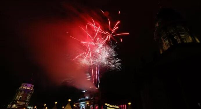 12 individuals were hurt when fireworks went off at a private Berlin party, according to the local authorities.