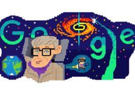 stephen hawking doodle