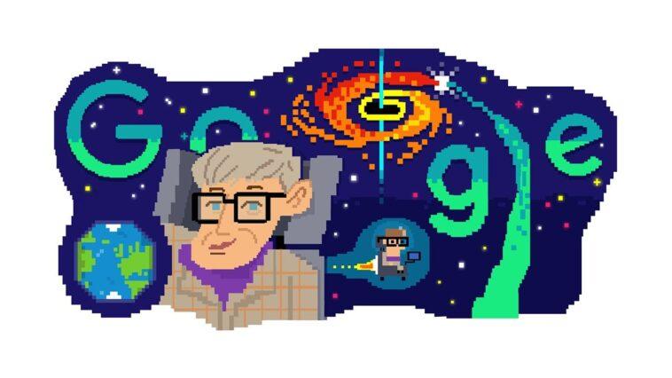 Stephen Hawking Doodle