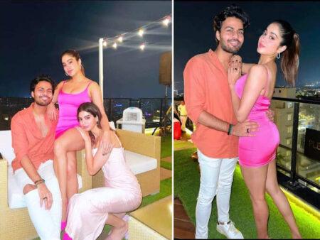 Jhanvi Kapoor entered the uncle's party wearing a blouse with a deep neckline, the news of the affair of both of them flew away. Jhanvi Kapoor entered the uncle's party wearing a blouse with a deep neckline, the news of the affair of both of them flew away.