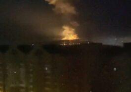Explosions reported outside Kiev Russia attacks thermal power plant north of the capital of Ukraine